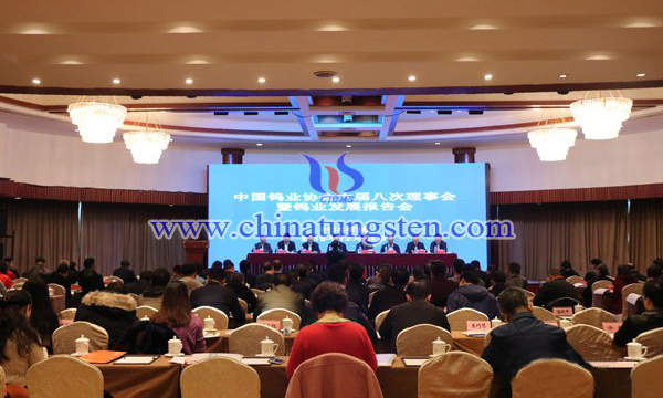 中國鎢協六屆八次理事會暨中國鎢業發展報告會