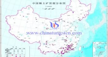中國稀土資源分佈圖片