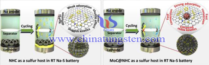 多硫化物催化轉化的機理圖（圖源：Jianlin Huang/Energy Storage Materials）