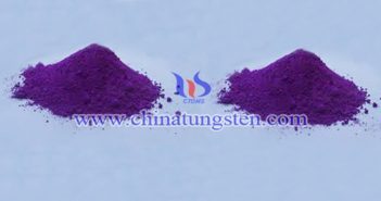 doped violet tungsten oxide picture