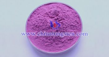 violet tungsten oxide picture