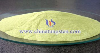 yellow tungsten oxide picture