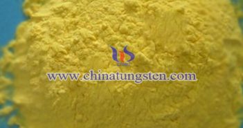 yellow tungstic acid picture