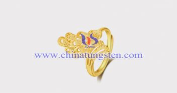 tungsten alloy gold plated ornament picture