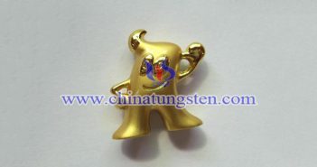 tungsten alloy gold plated souvenir picture