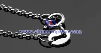 tungsten alloy necklace picture