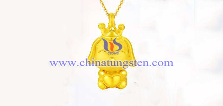 gold plated tungsten alloy Chinese zodiac pendant picture
