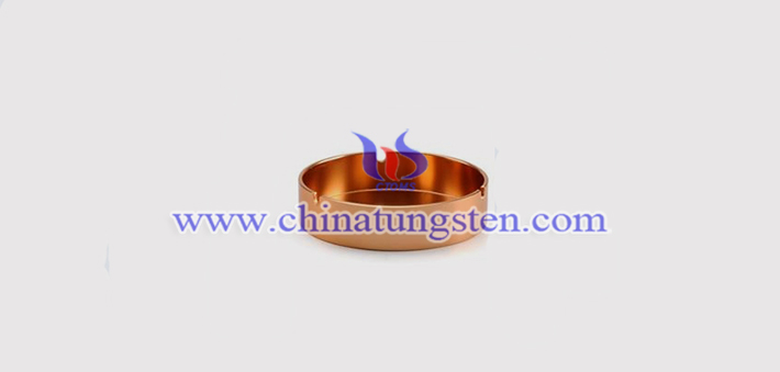 gold plated tungsten alloy ashtray picture
