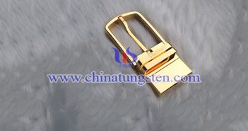 gold plated tungsten alloy buckle picture