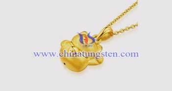 gold plated tungsten alloy fortune cat pendant picture