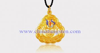 gold plated tungsten alloy lord buddha pendant picture