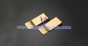 gold plated tungsten alloy money clip picture