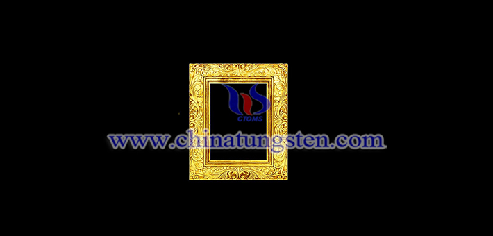 gold plated tungsten alloy rahmen picture