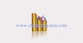 gold plated tungsten alloy rod picture