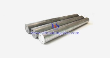tungsten alloy double hole round bar picture