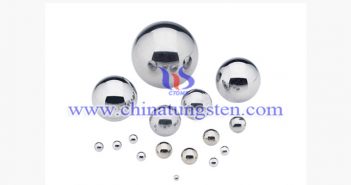 polished tungsten alloy ball picture