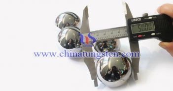 φ50mm tungsten alloy ball picture