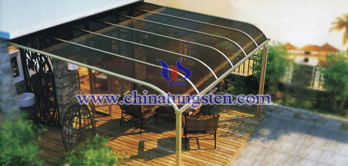 tungsten oxide applied in smart sunshine room picture