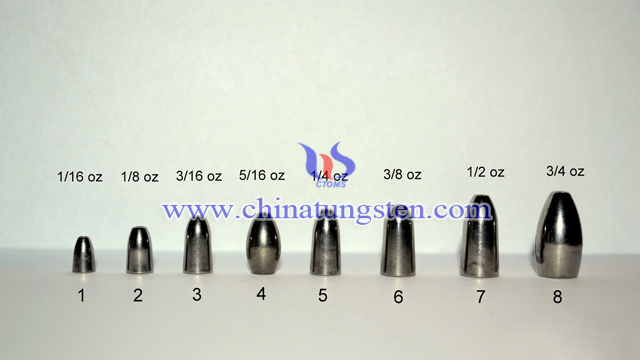 tungsten alloy fishing sinkers picture
