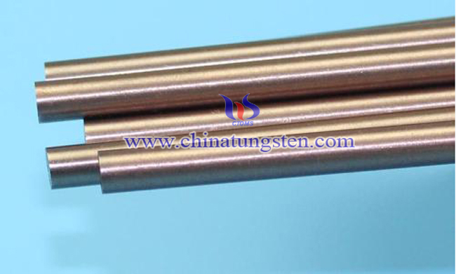 W80 tungsten copper rod picture