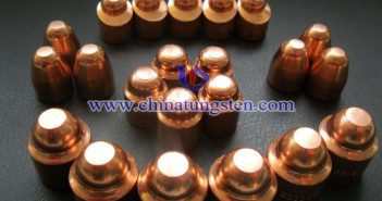 Tungsten Copper Cover Electrode Picture