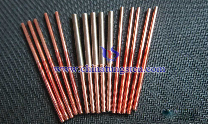 Copper Tungsten Thread Tapping Electrode Picture