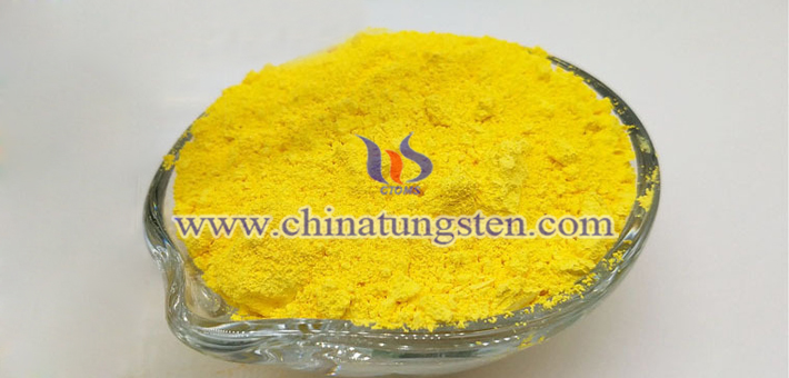 yellow tungsten oxide nanopowder applied for energy saving glass coating image