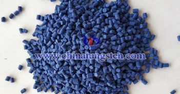 blue tungsten oxide applied for new heat insulation masterbatch picture