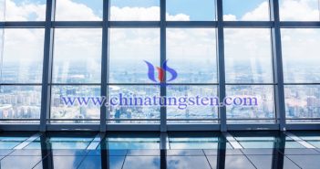 tungsten trioxide applied for office heat insulating glass coating picture