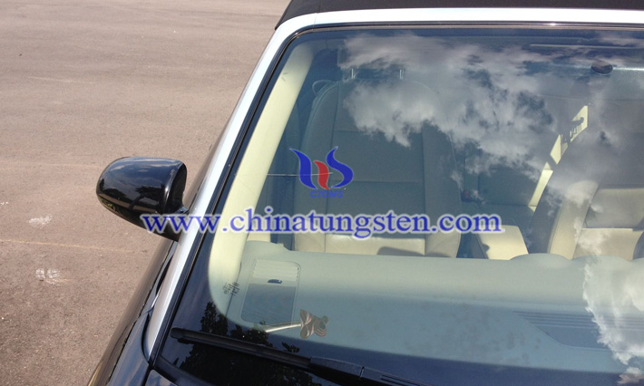 tungsten trioxide applied for windshield thermal insulating film picture