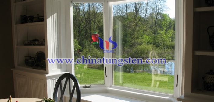 Cs0.33WO3 applied for energy efficient glass window picture