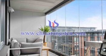 Cs0.33WO3 nanopowder applied for balcony thermal insulating glass coating picture