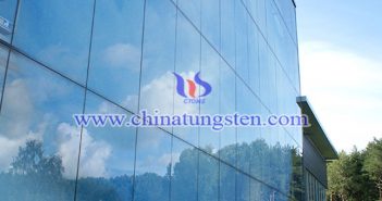 Cs0.32WO3 applied for glass curtain wall heat insulation coating picture