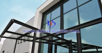 Cs0.32WO3 applied for transparent heat insulating glass picture