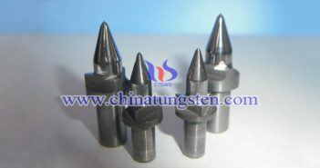 flat type tungsten carbide flowdrill with three cutting edges picture