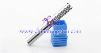 tungsten carbide PCB milling cutter image