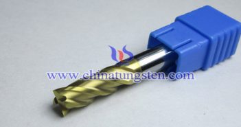 tungsten carbide flat-end milling tool picture
