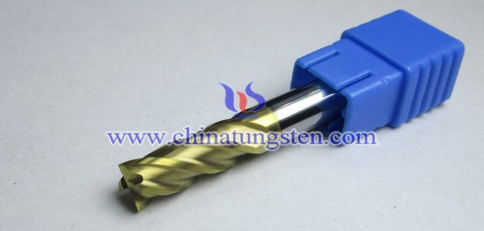 tungsten carbide flat-end milling tool picture