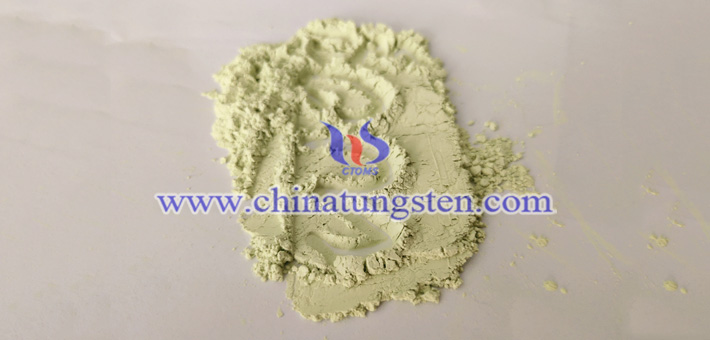 preparation of ultrafine yellow tungsten oxide powder by solid phase method picture