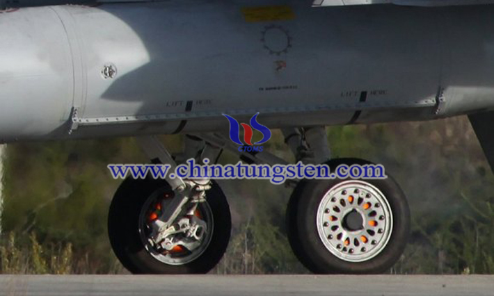 tungsten alloy brake pad applied for military aircraft image