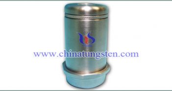 tungsten alloy vial shield with magnetic cap picture