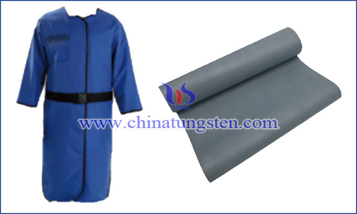 tungsten rubber X-ray protective clothing picture