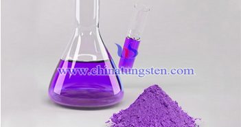purple tungsten oxide image
