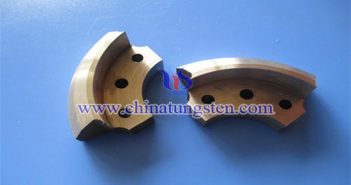 high specific gravity tungsten alloy aviation technology counterweight picture