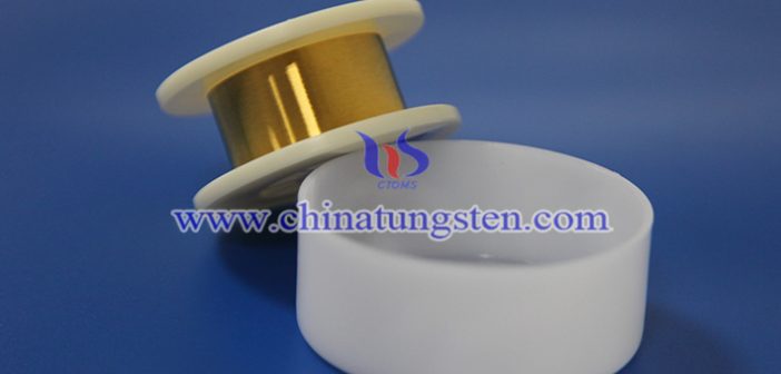 gold plated tungsten wire image
