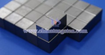 Tungsten alloy cube photo