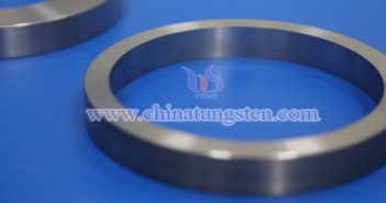 Tungsten alloy ring photo