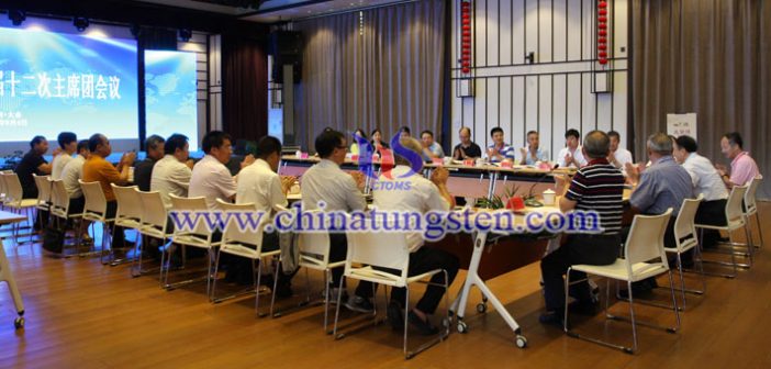 中国钨业协会六届十二次主席团会议图片