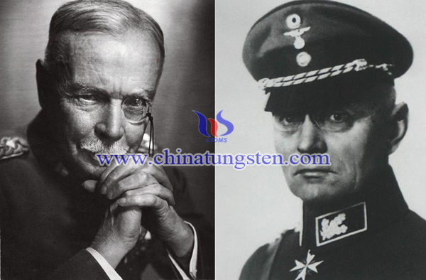 当时德军顾问团团长汉斯•冯•塞克特将军和支持与老蒋做买卖的法尔肯豪森将军