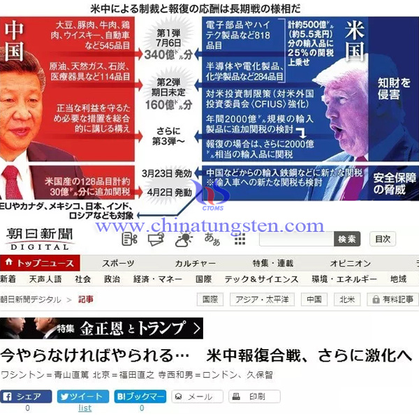 日本朝日新闻称中国会先于美国采取措施图片